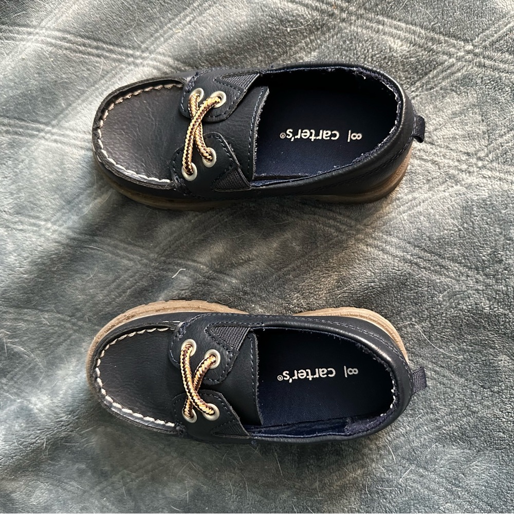Navy Carters Loafers size 8toddler